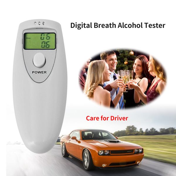 

high sensitivity digital alcohol tester alcohol breath tester analyzer easy to carry auto car safety driving tool