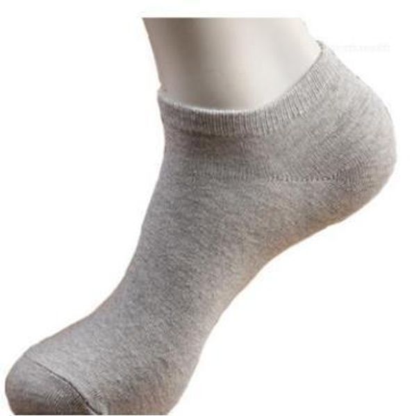 

clothing new arrivals sports athletic solid cotton breathable socks, Black