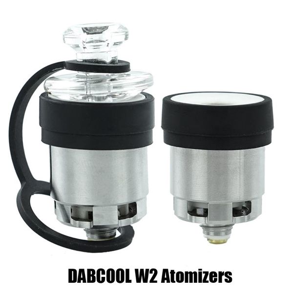 

100% Original DABCOOL W2 Enail Atomizer Hookah Wax Concentrate Coil Tank Budder Dab Rig Vape Kit With 4 Heat Settings Long Lasting Genuine