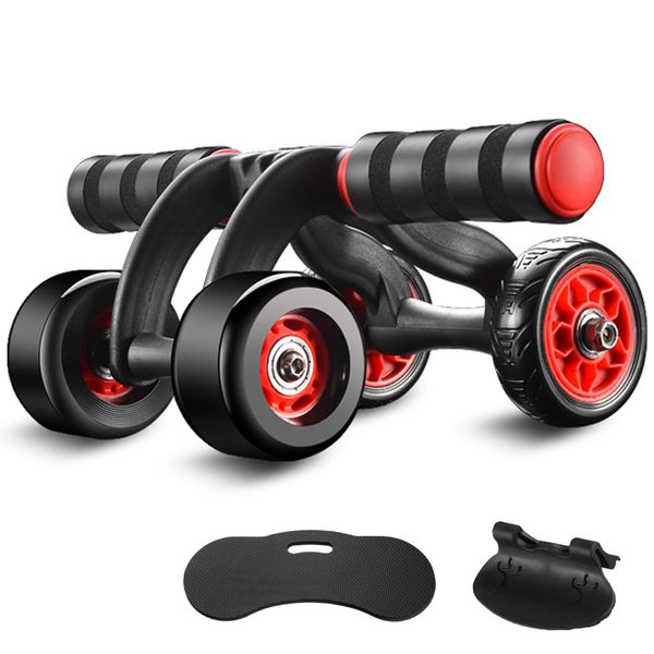 

ab roller wheel automatic rebound abdominal resistance 3/4 wheels muscle trainer roller exercise fitness equipment