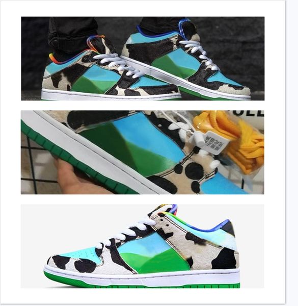

nakeskin jordan retro 1 skateboard shoes milk ice cream blue sky cloud cow 1s casual shoes for men women sneakers, Black