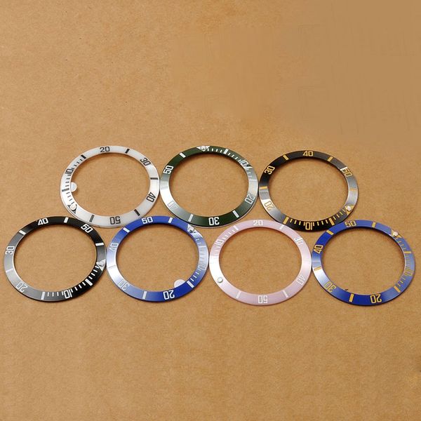 

watch parts, 38mm ceramic bezel fit for sub automatic wristwatches , 7 colors bezel for diy watch, 40mm watch inserting