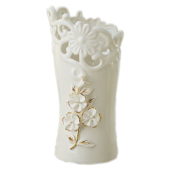 

modern creative ceramic vase crafts home decoration hollow flower vase ornaments deskcrafts living room decor wedding gifts