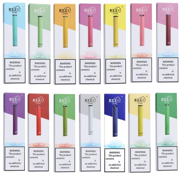 

Новый Ezzy OVal Одноразовые Vape Pen Kit Портативный 1,3 мл Pod устройства Картридж Анти Leak Дизайн