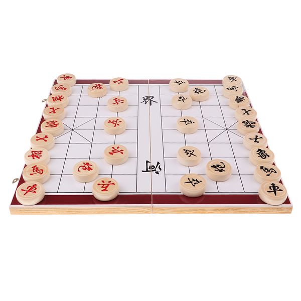 

chinese chess portable folding chess chessboard game