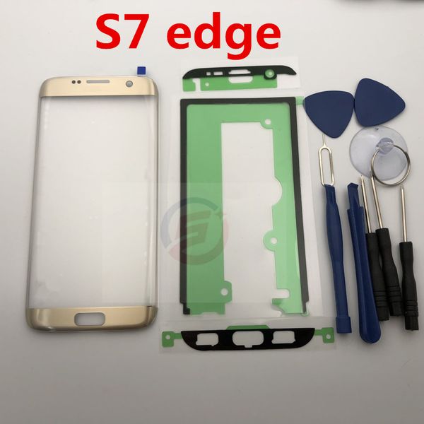 

Замена LCD передний сенсорный экран наружного стекла объектива для Samsung Galaxy S7 край