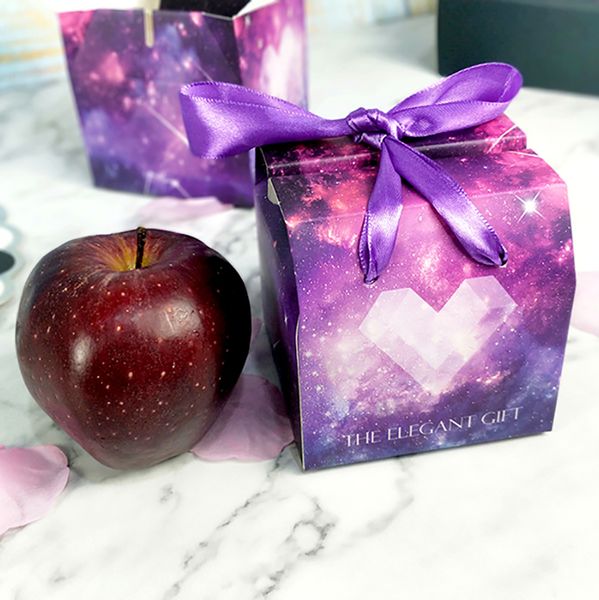 

8.5*8.5*8.5cm kraft paper candy box merry christmas wedding homemade gift packing box 100pcs/lot ing