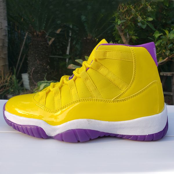 

11s gypsophila bryant basketball shoes bred 11 high yellow purple jumpman 11 men women outdoor sport shoes sneakers trainers 40-46