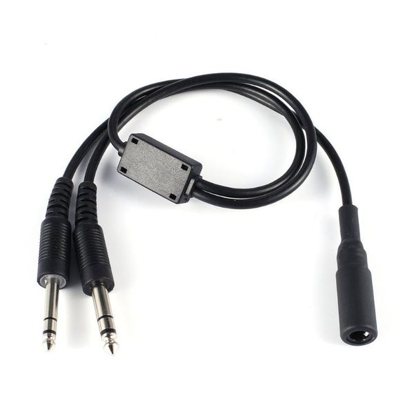 

replacement helicopter to general aviation headset adapter cable - david clark avcomm, u 174 car