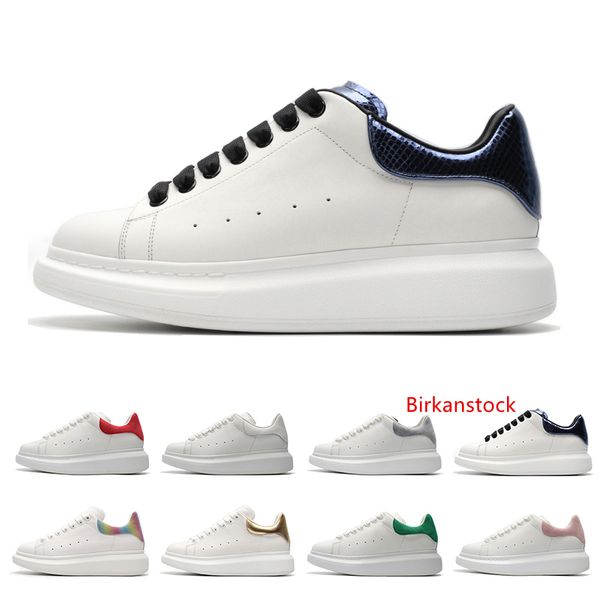 

fashional besigner new arrival sneaker casual of mens women shoes green rianbow black leather size 36-44
