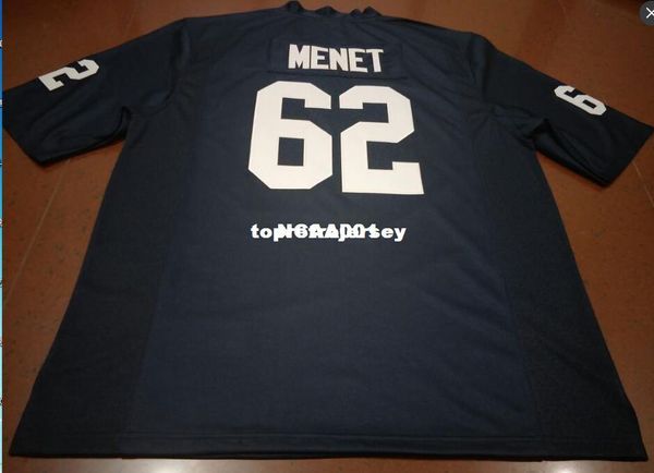 

men#62 white navy michal menet penn state nittany alumni college jersey or custom any name or number jersey, Black;red