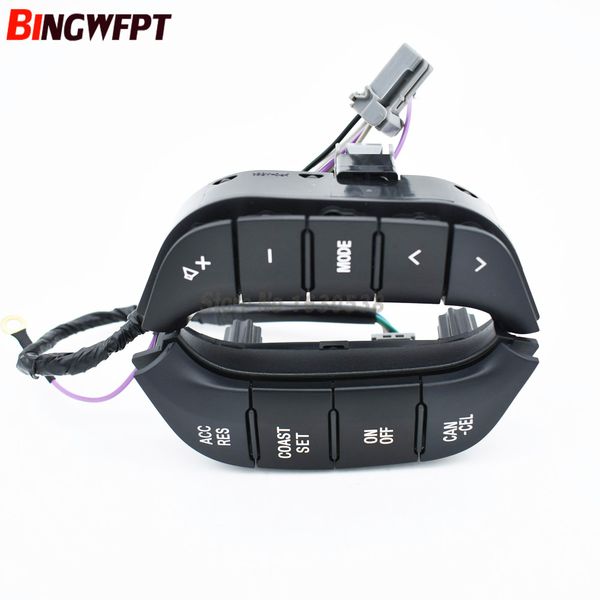 

1pc car accessories steering wheel switch audio radio control 84250-pjl for mitsubishi pajero audio button