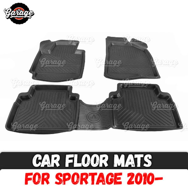 

автомобильные коврики для kia sportage 2010-2015 / 2016-резина 1 компл. / 4 шт. или 2 шт. аксессуары защита ковра стайлинга автомобилей