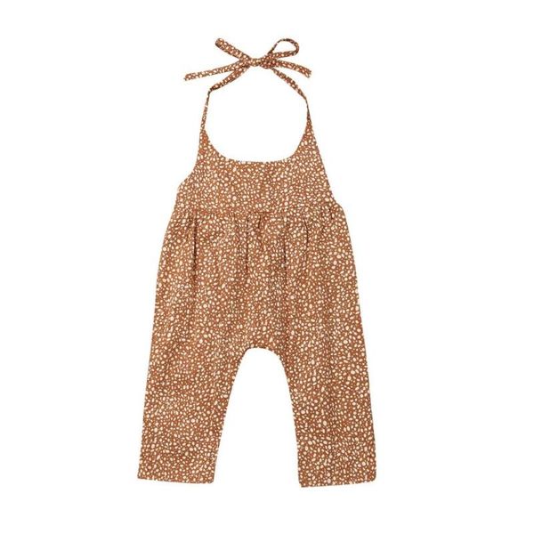 

baby girls summer clothing cotton cute floral print romper sleeveless jumpsuit newborn girls outfits 0-3y, Blue