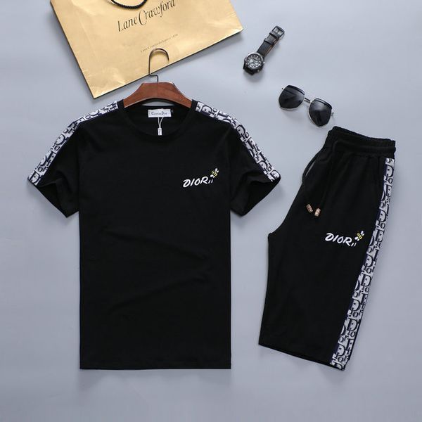 

mens designer tracksuits jogging track fashion summer shorts pants sportswear suit mens designer short sets mens designer t shirts, White;black