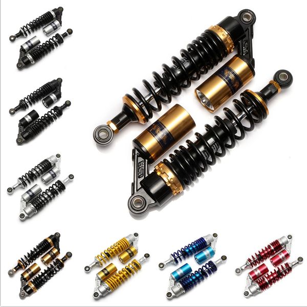 

universal 12.5" 320mm motorcycle air absorber rear suspension for yamaha motor scooter atv quad black blue silver red d20