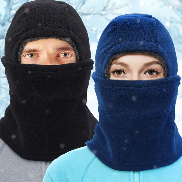 

new neck fleece breathable balaclavas masks headgear winter skiing ear windproof warm mask motorcycle bicycle scarf face shield