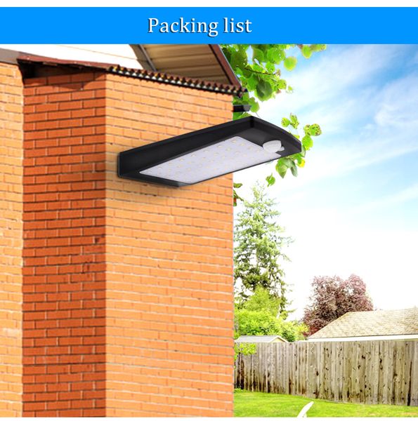 

солнечные фонари на открытом воздухе 48 led настенный солнечный датчик движения свет с пультом дистанционного управления беспроводной водоне