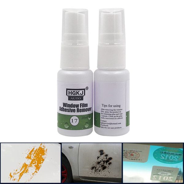 

carprie car liquid hgkj-17 20ml/50ml window cleaning coating film remover agent glass repair film adhesive remove dropship 19a26