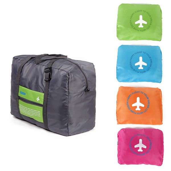 

foldable luggage bag and suitcase organizing folders nylon waterproof storage bag clothes bar airplane luggage storgage