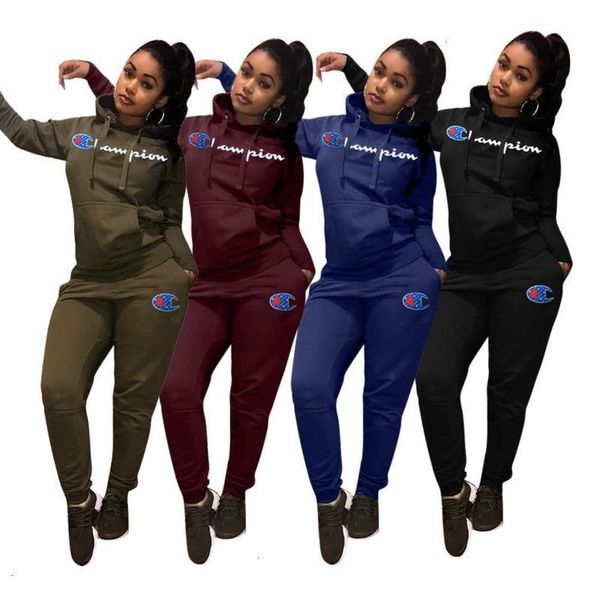 

women outfits pullover legging tracksuit letter print two piece set sports suit sportswear womens pantsuit s-xxl 23628
