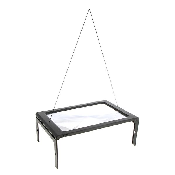 

deskfolding legs stand and neck cord magnifying lens 2.5x magnification