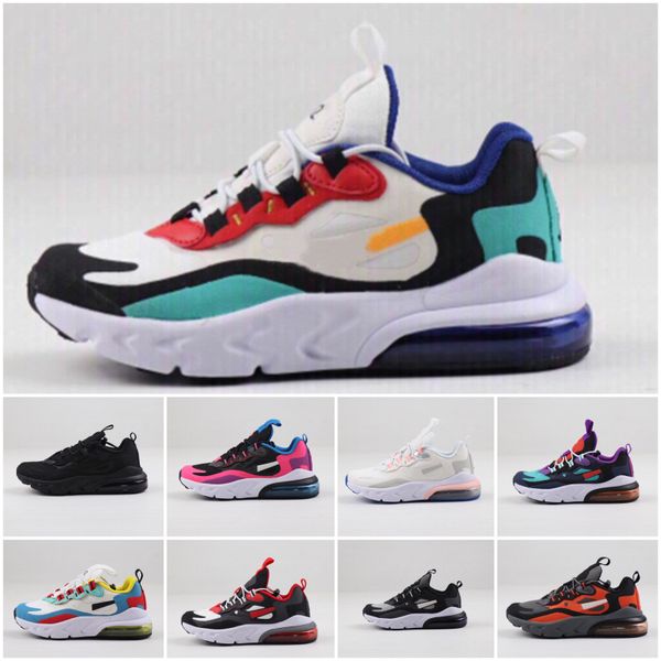 

2019 kids athletic shoes children tn basketball shoes wolf grey toddler sport sneakers for boy girl toddler chaussures pour enfant, Black