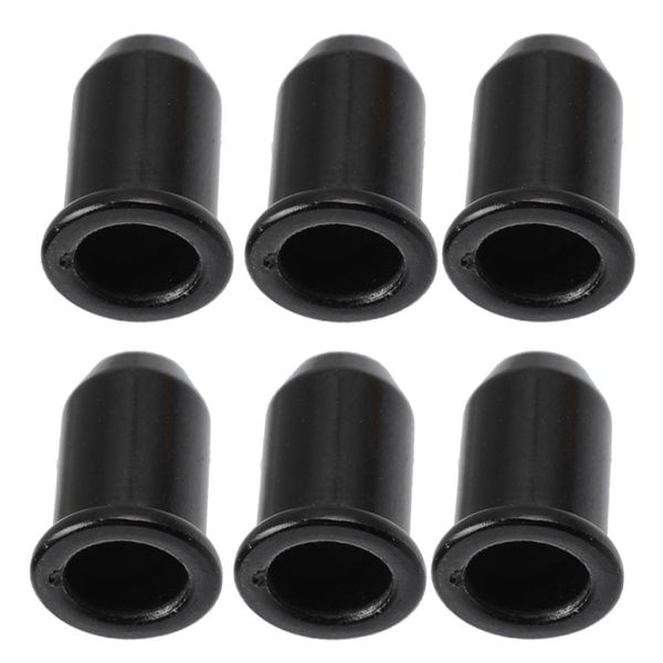 

6pcs iron ferrules electric guitar bridge button for string instrument