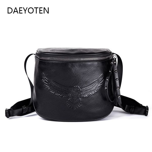 

daeyoten 2019 new animal pattern shoulder bag luxury women messenger bag leisure men chest bags designer punk handbag zm0375