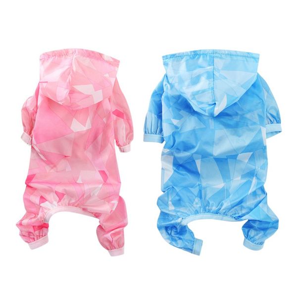 

dog raincoats coats jackets for small dogs with big storage bag sporty waterproof elastic sleeve dog clothes