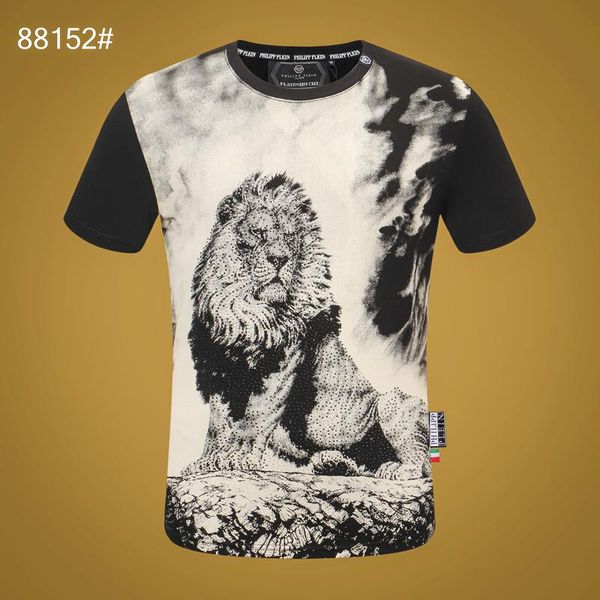 

20fw женщины mens дизайнер футболки luxury phillip обычная футболка summer homme от monc белый череп superme tee топы толстовка костюмы 10, White;black