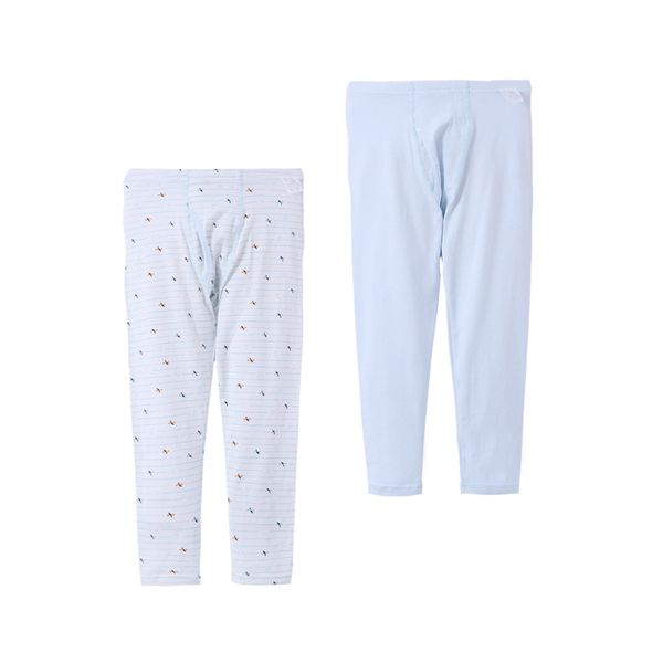 

2 piecs/lot little boys bottoms 2018 spring elastic waist baby boy pajama pants cotton kids sleepwears children clothing 3ps018, Blue;red