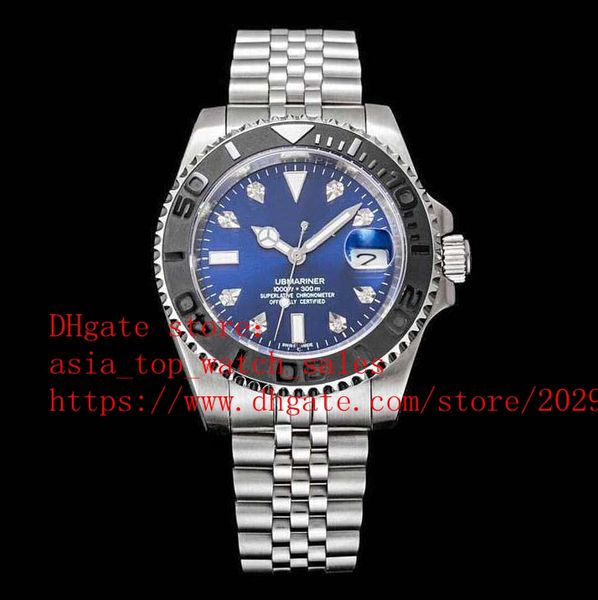 

2019 latest versi 3 style big diamond watch 40mm ceramic bezel jubilee bracele116655 asia 2813 movement automatic mens watch, Slivery;brown