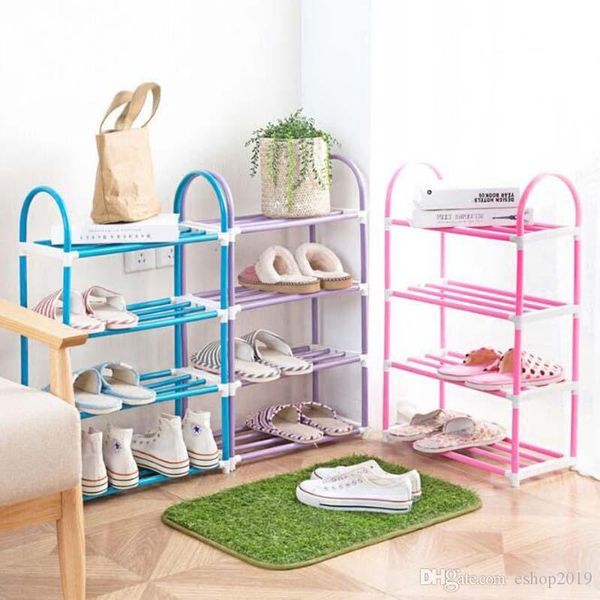 

new colourful simple shoes rack,multi decks combination style shoes carrier,diy plastic shelves shoes frame