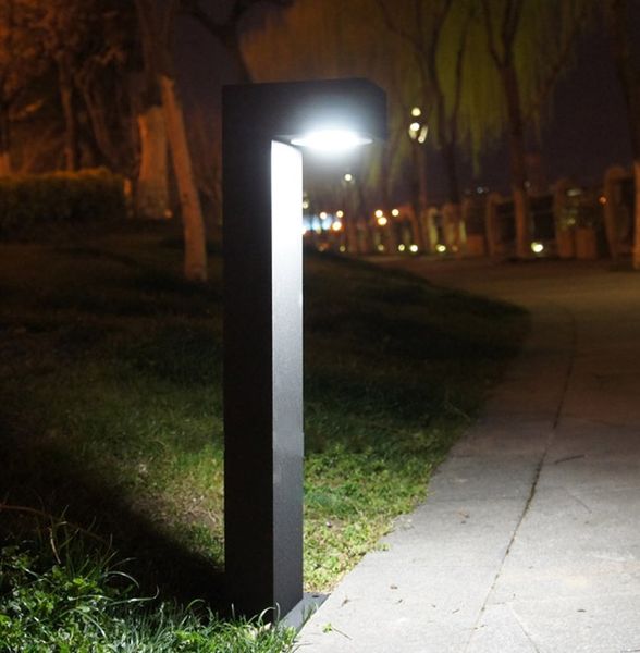 

7 shape pole bollard led light lamp villa garden standing light modern waterproof outdoor post led lawn light lamp llfa