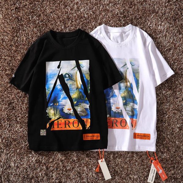 

2019 women's simple t-shirt with round collar u.s. dollar printed t-shirt with short sleeves many code much color designer brand t-shir, White