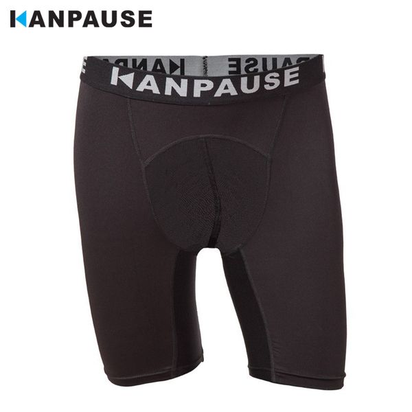 

new arrival kanpause men's running fitness shorts compression tights sports short sportswear, White;black