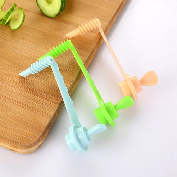 

rotary potato roll flower cutter carrot spiral slicer cutting tool vegetable cucumber plastic kitchen cooking accessories