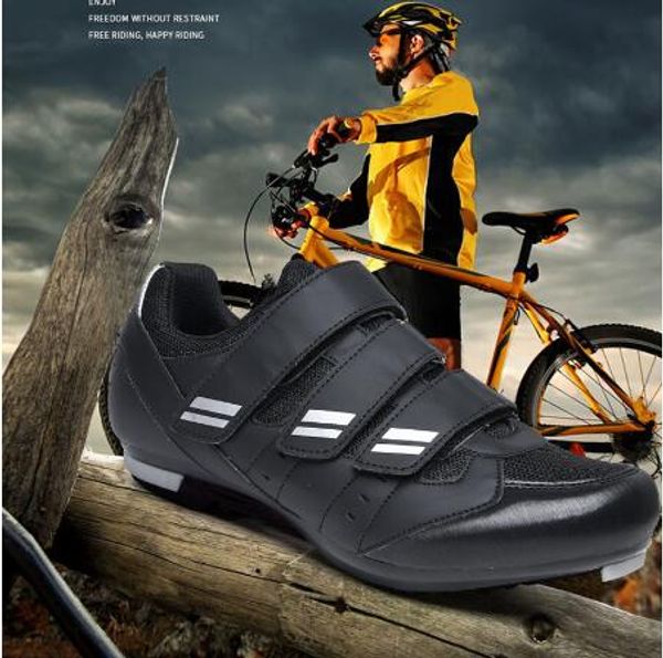 

cungel cycling shoes sapatilha ciclismo mtb men sneakers women mountain bike shoes self-locking superstar original bicycle shoes, Black