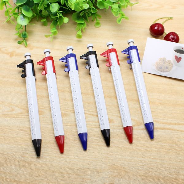 

3pcs multifunction measuring tool gel ink pen vernier caliper roller ball pen stationery ball-point drop c1773 h