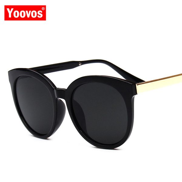 

yoovos 2020 classic women sunglasses luxury vintage candy color lens eyeglasses outdoor shopping feminino uv400, White;black