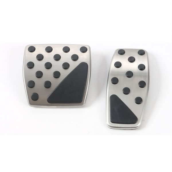 

2pcs/set car nonslip steel & abs accelerator brake pedal kit cover for renegade 2015-2016 car styling auto accessories