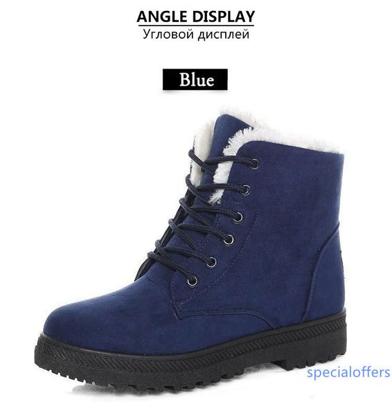 

0808 cqc14 womens winter suede leather boots snowball flat half boot ladies black warm knee boots designer botas