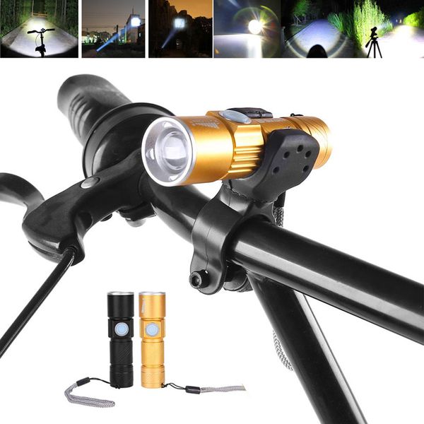 

mini bike bicycle cycling front led light lamp mount high brightness waterproof