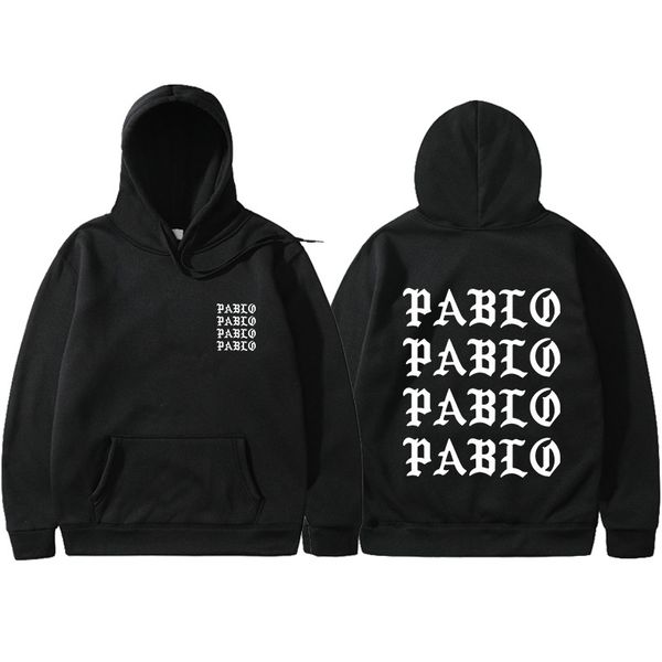 

hoodie men women casual long sleeve hooded pullover i feel like autumn and winter new style pablo kanye west sweatshirts, Black