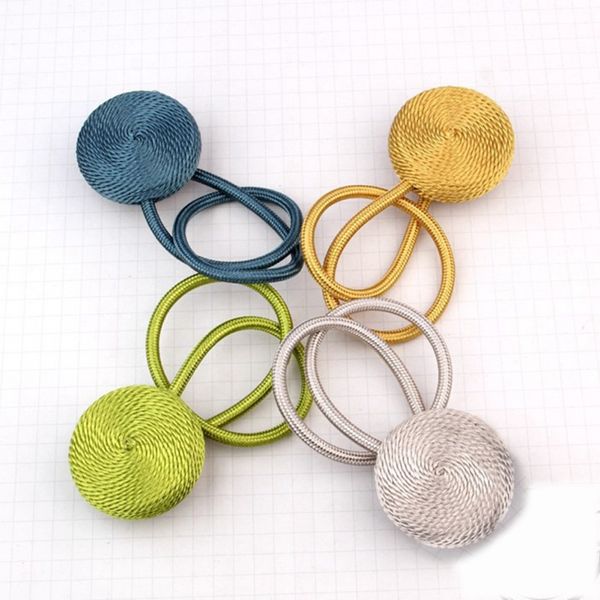 

magnets for curtain holder catches curtain accessories tieback europe style brief braided round magnet magnetic