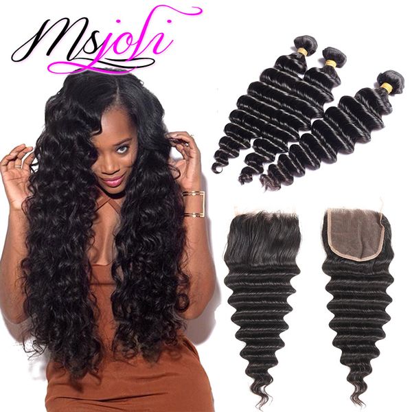 Cuticle Aligned Brazilian Loose Deep Wave Hair Weave Raw