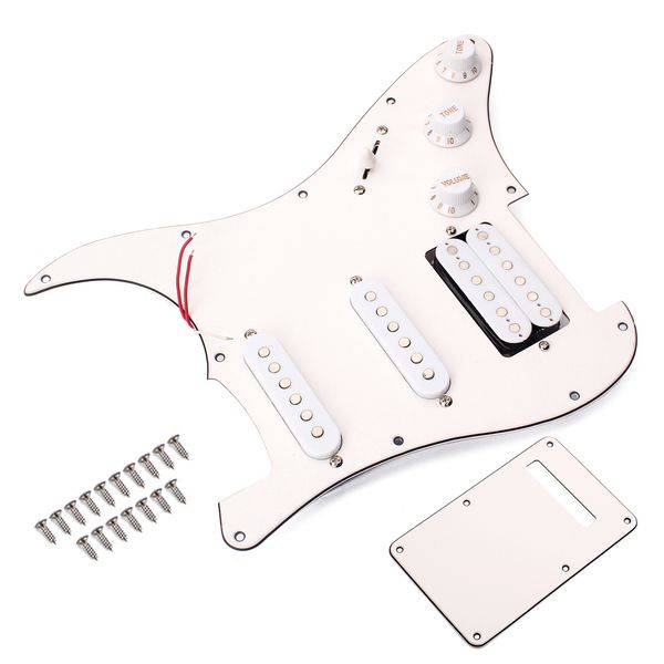 

loaded pre-wired ssh pickguard with pickups & cover for tele telecaster