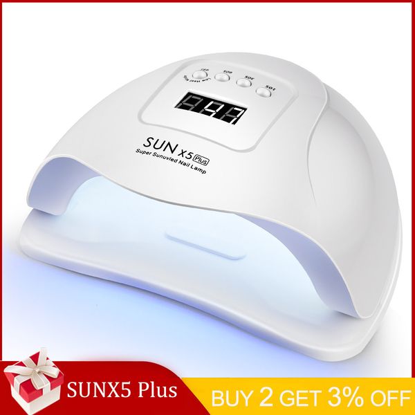 

sun x 5 plus uv lamp led lamp 54w nail dryer36 leds dryer for drying gel nail polish sun light auto sensor timer manicure tools