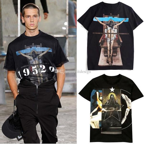 

2019 design t shirt man print graphic cotton leisure nice quality fashion short sleeve tshirt men's, White;black